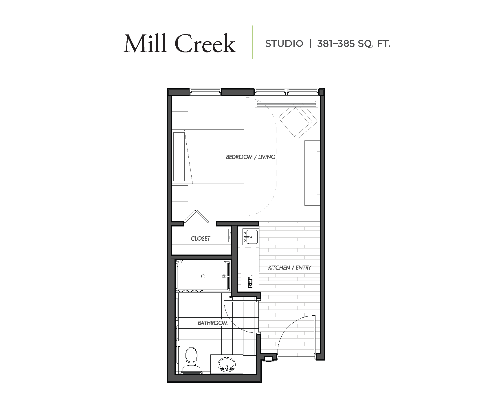 Willow Creek Floor Plan for Memory Care