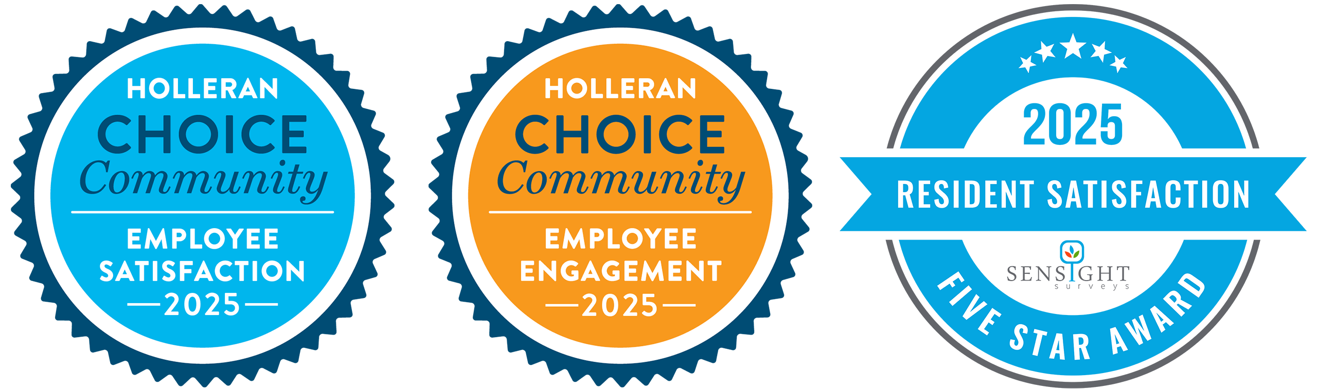 holleran-choice-sensight-resident-satisfaction-awards Holleran Choice Community Awards and Sensight 2025 resident satisfaction award
