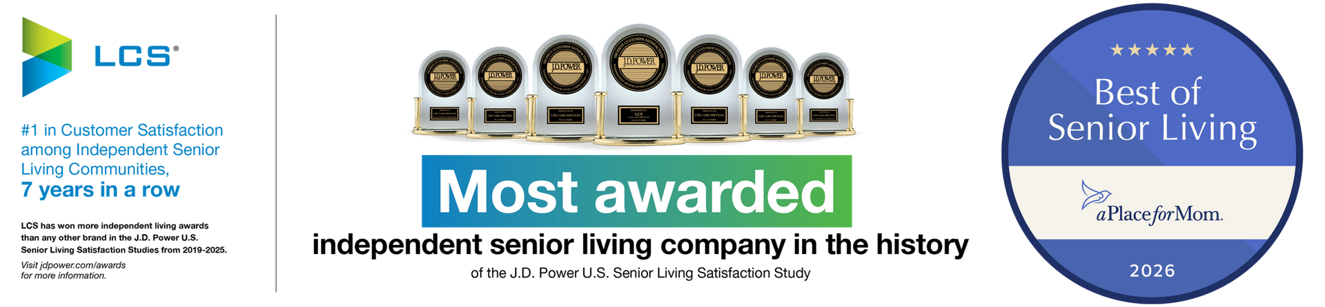 a Place for Moms best senior living award 2026 and JD power awards